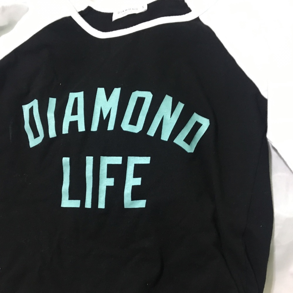 Diamond baseball tee